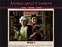 Tablet Screenshot of antiquariat-clement.de